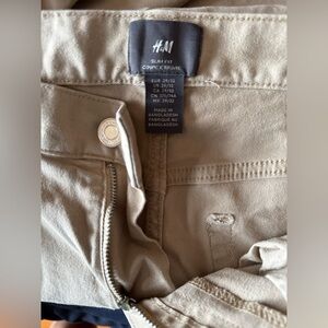 H&M Beige Slim Fit Pants